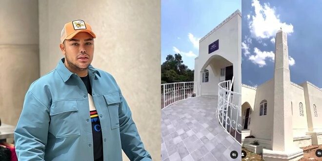 Penampakan Ivan Gunawan dan masjidnya di Uganda (ist)